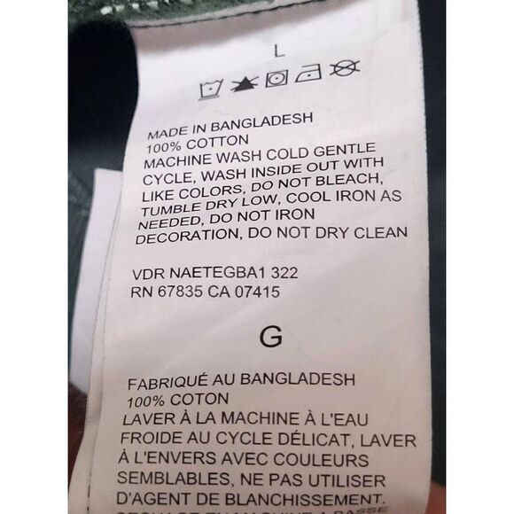 NAUTICA Jeans Jacket Mens Size L Jungle Green Denim Button Down Jacket New with - Picture 8 of 12